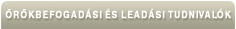 �r�kbefogad�si �s lead�si tudnival�k